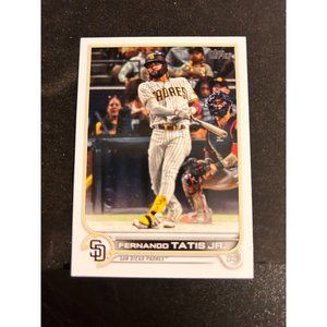 Topps 2022 baseball card of Fernando Tatis Jr #100